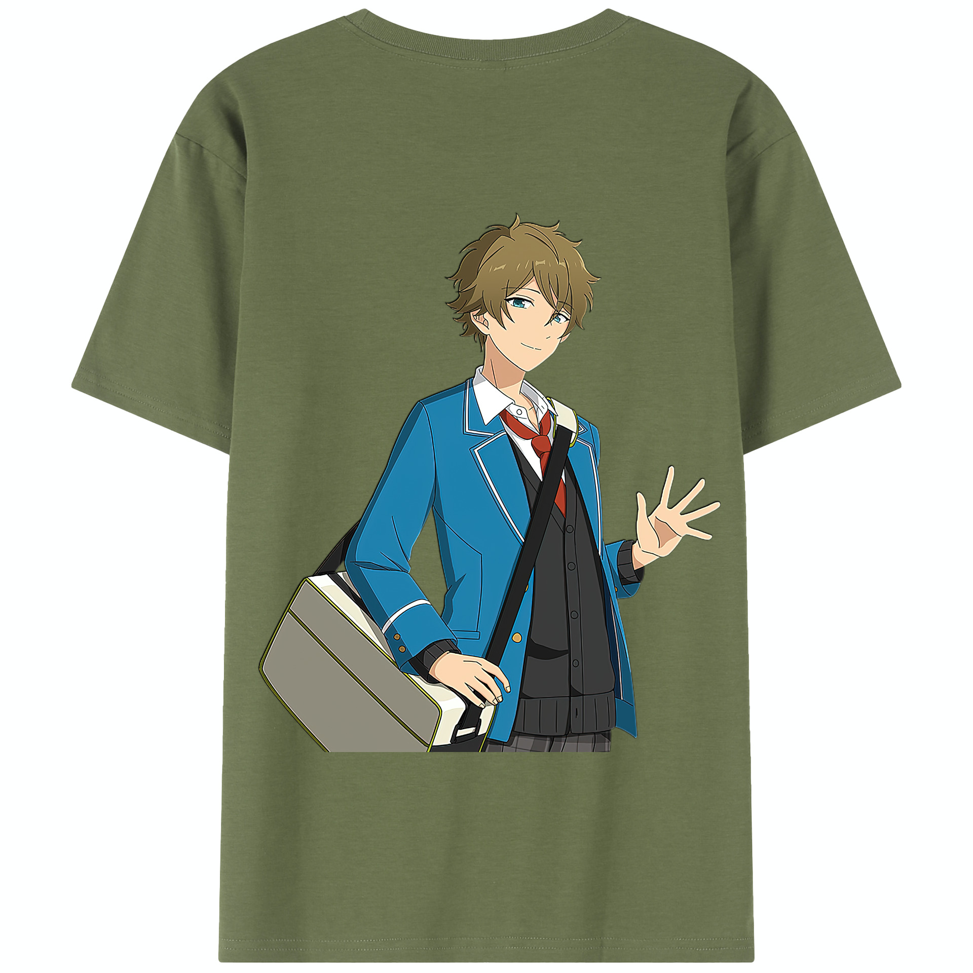 （画像用） あんさんぶるスターズ! Ensemble Stars 綿100％半袖Tシャツ（背面プリント）